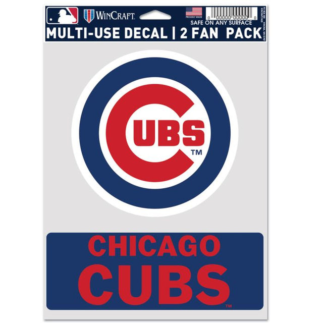 Paquete multiusos para dos fanáticos de los Chicago Cubs