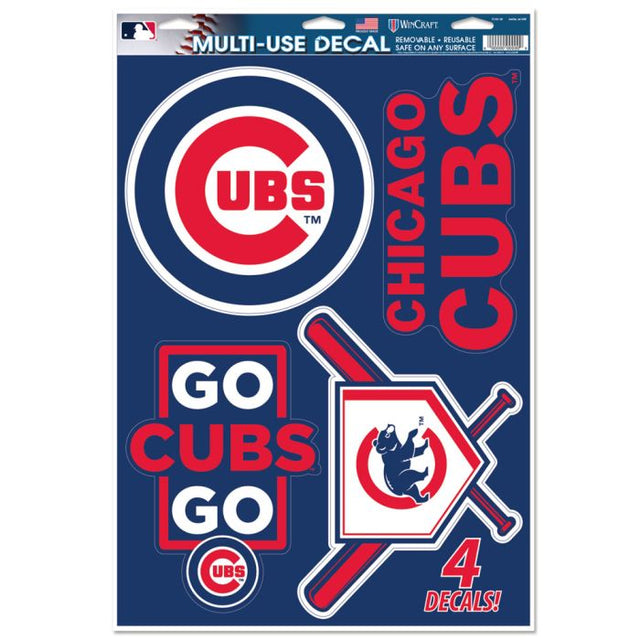 Calcomanía multiusos de los Chicago Cubs, 11" x 17"