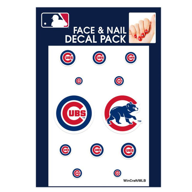 Calcomanías para uñas de los Chicago Cubs