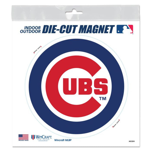 Imanes para exteriores de los Chicago Cubs, 6" x 6"