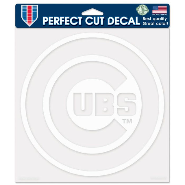 Calcomanías de los Chicago Cubs de corte perfecto de 8" x 8"