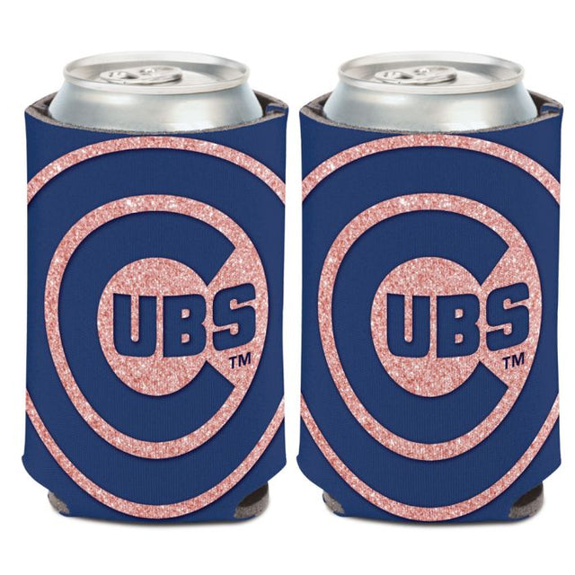 Enfriador de latas de oro rosa de Chicago Cubs de 12 oz.