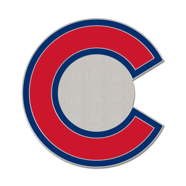 Tarjeta de joyería con pin esmaltado de colección SECUNDARIA de los Chicago Cubs