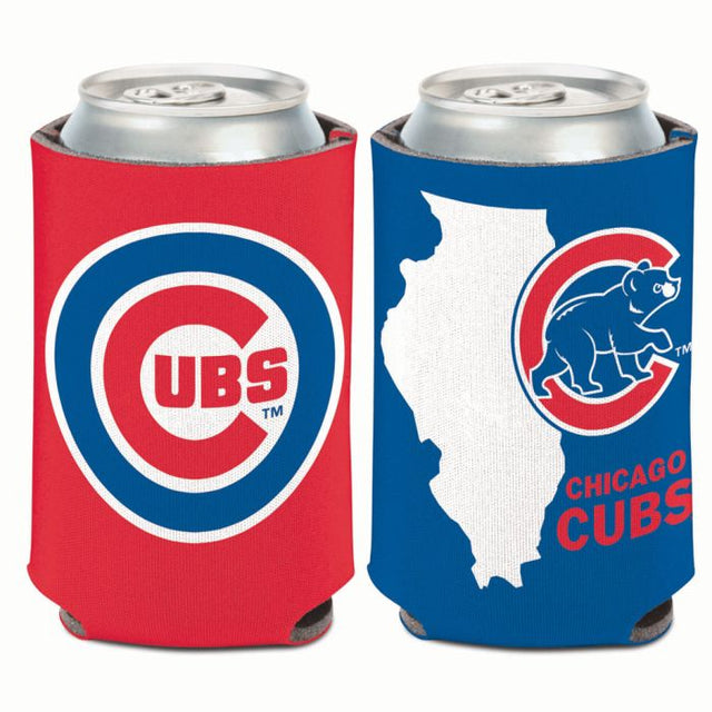 Enfriador de lata STATE SHAPE de Chicago Cubs, 12 oz.