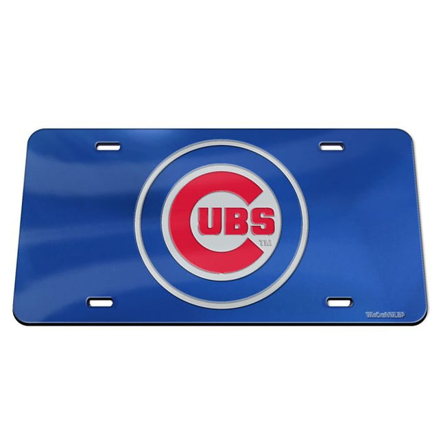 Chicago Cubs Specialty Acrylic License Plate