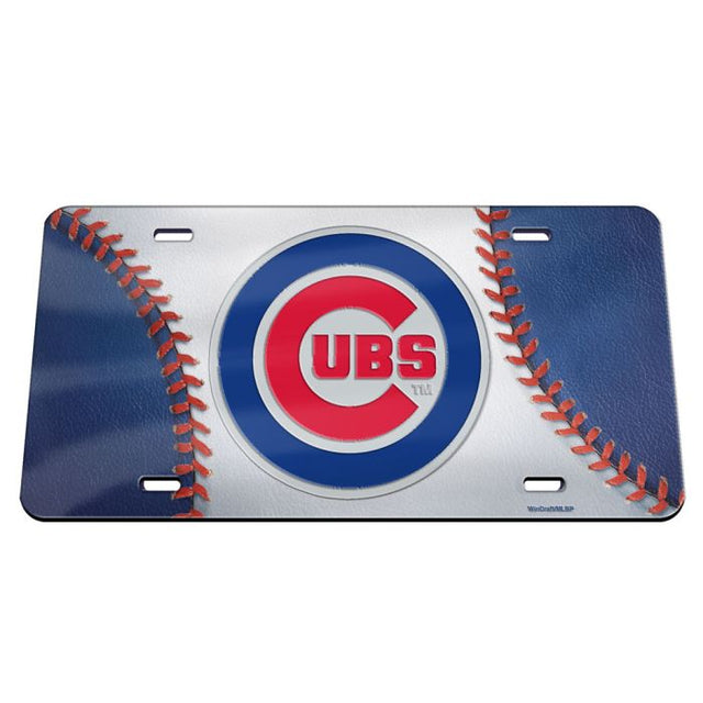 Chicago Cubs Specialty Acrylic License Plate