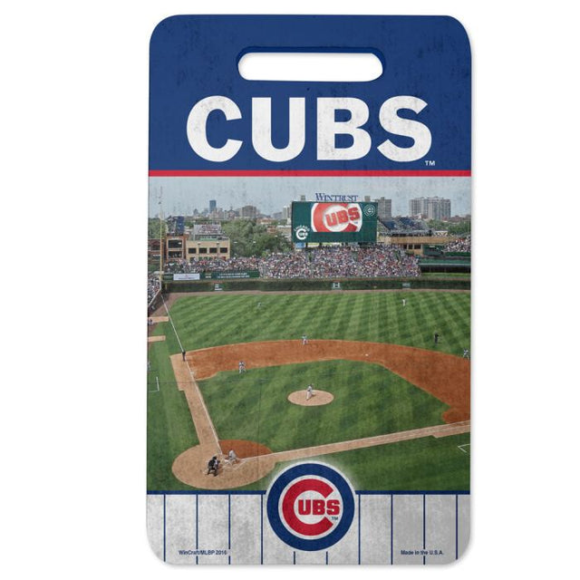 Cojín para asiento de estadio de los Chicago Cubs: almohadilla para rodillas de 10 x 17