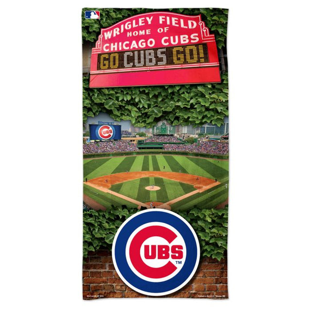 Toalla de playa Spectra de los Chicago Cubs/Stadium Stadium de 30" x 60"