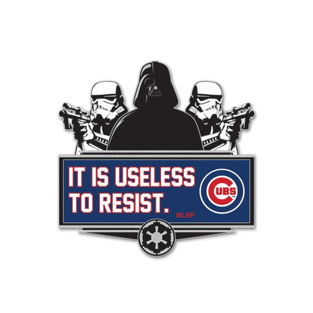 Tarjeta de joyería con pin de colección de Darth Vader de los Chicago Cubs/Star Wars