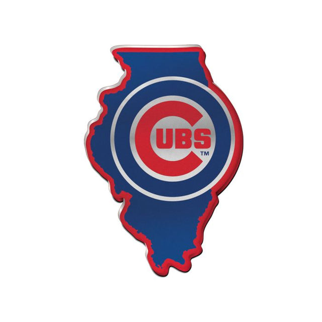 Chicago Cubs State Acrylic Auto Emblem