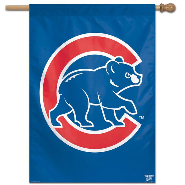 Bandera vertical de los Chicago Cubs de 28" x 40"