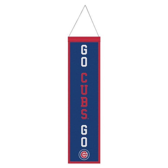 Chicago Cubs Wool Banner 8" x 32"