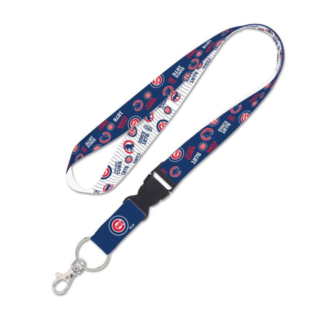 Chicago Cubs scatter Lanyard w/detachable buckle 1"