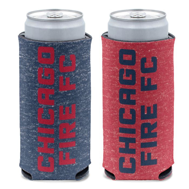 Enfriador de latas delgado de 12 oz de Chicago Fire