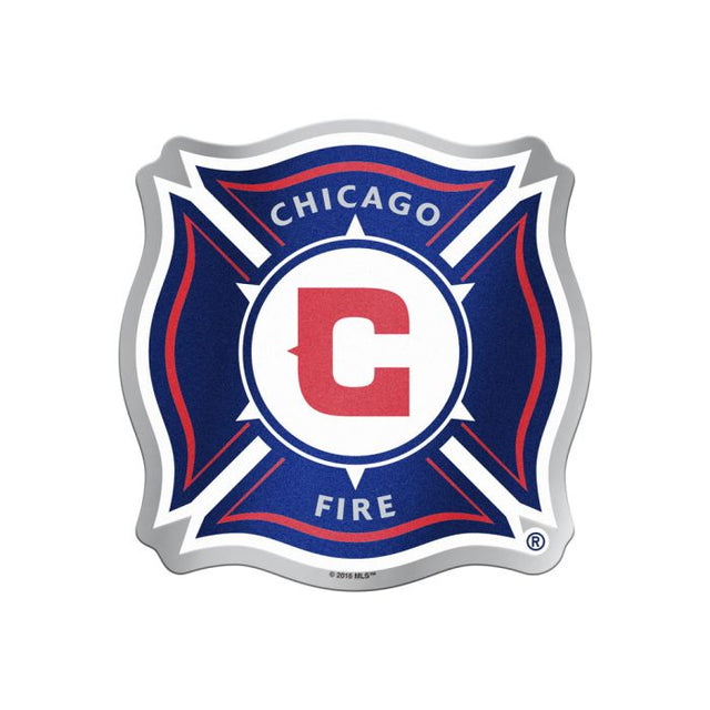 Calcomanía para automóvil con el logo de Chicago Fire