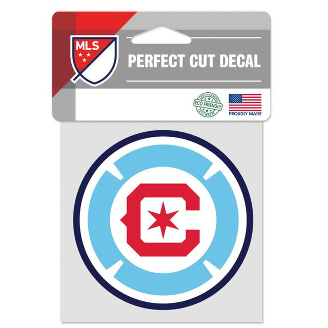 Chicago Fire Perfect Cut Color Decal 4" x 4"