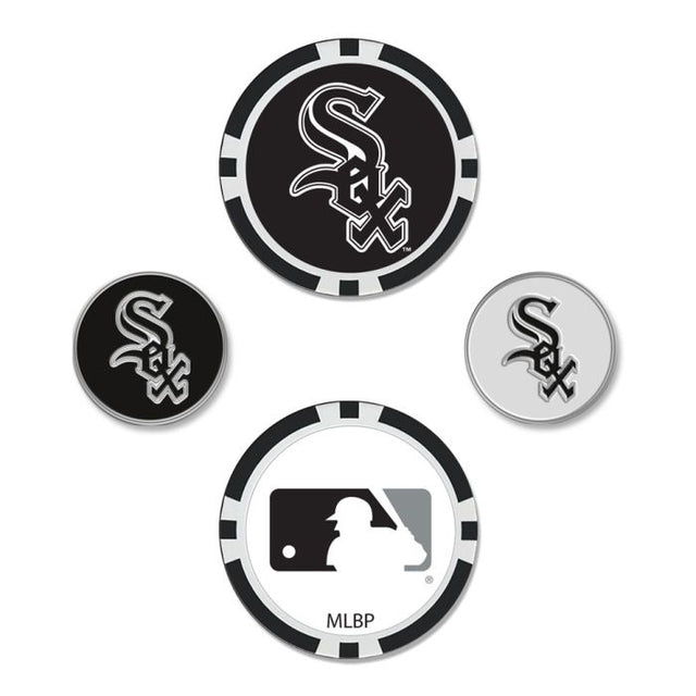 Juego de cuatro marcadores de pelota de los Chicago White Sox