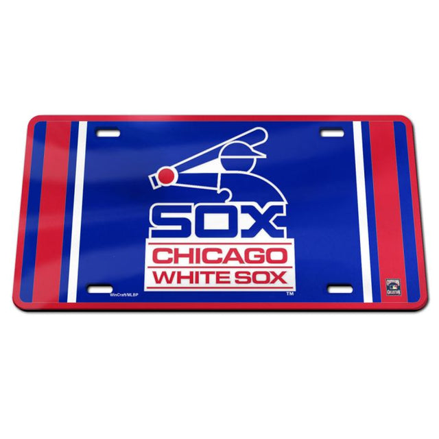 Matrícula acrílica especial de los Chicago White Sox/Cooperstown