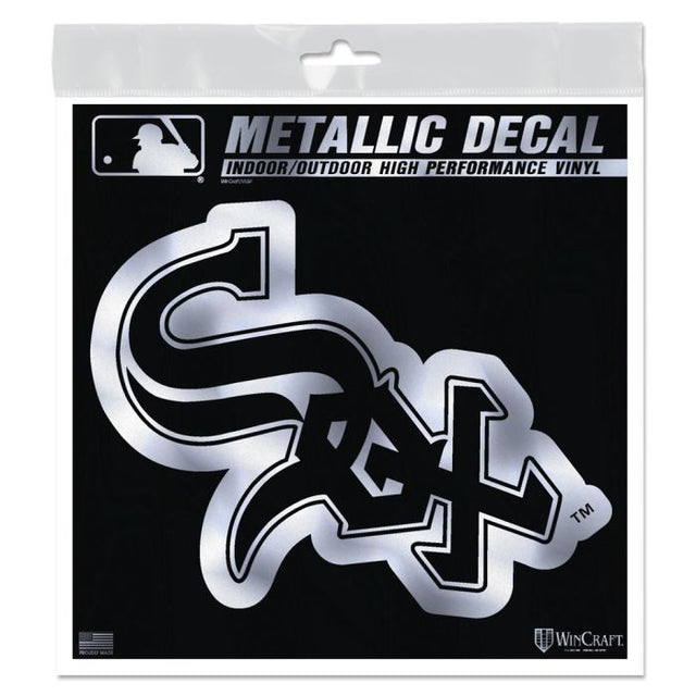 Chicago White Sox Decal Metallic 6" x 6"