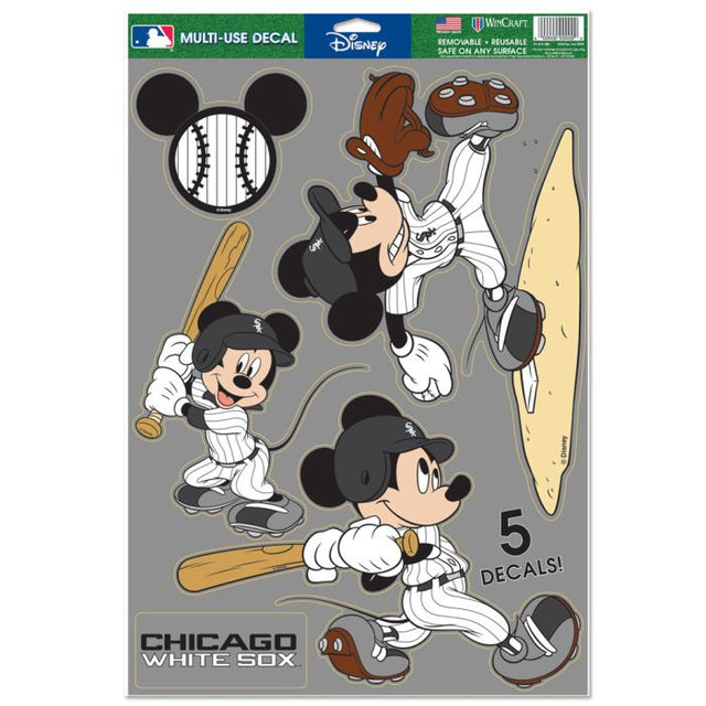 Calcomanía multiusos de Mickey de los Chicago White Sox y Disney, 11" x 17"