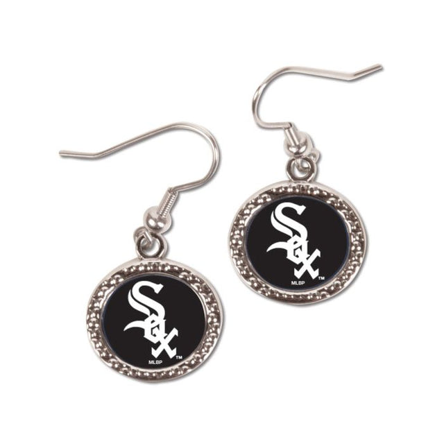 Chicago White Sox Earrings Jewelry Carded Round