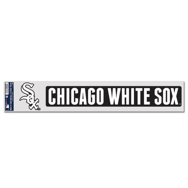 Calcomanías para fanáticos de los Chicago White Sox de 3" x 17"