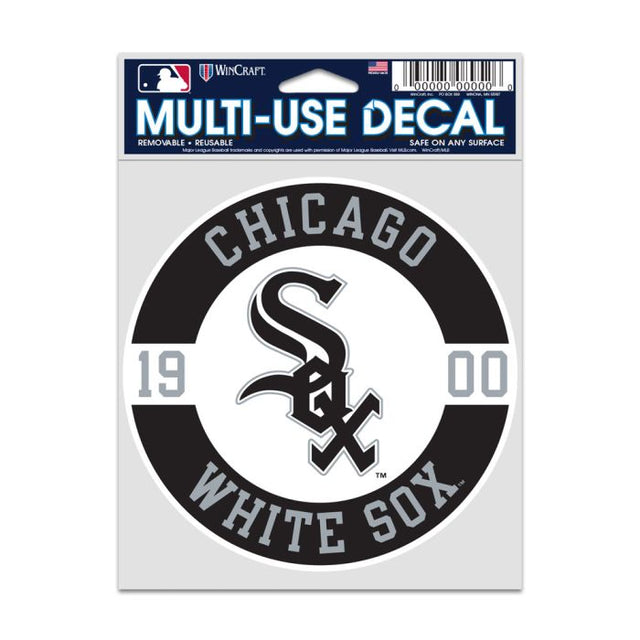 Calcomanías para fanáticos de los Chicago White Sox de 3,75" x 5"