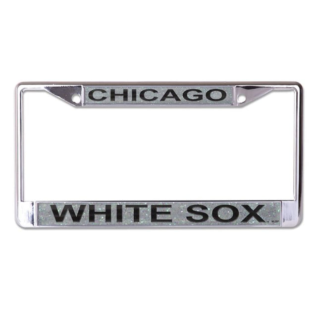 Chicago White Sox GLITTER Lic Plt Frame S/L Printed