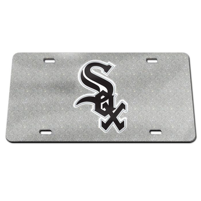 Chicago White Sox GLITTER Specialty Acrylic License Plate