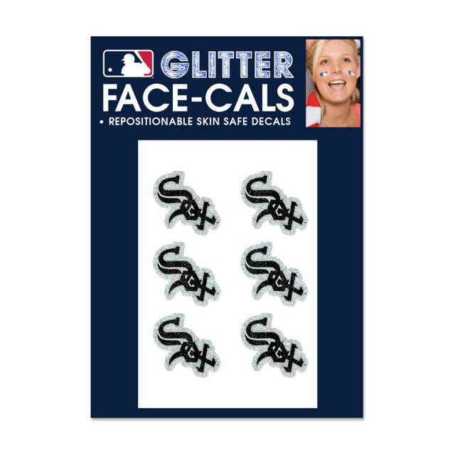 Chicago White Sox Glitter Tattoo 6 Pack