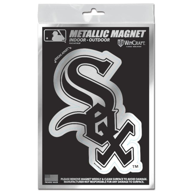 Chicago White Sox Metallic Magnets 3" x 5"