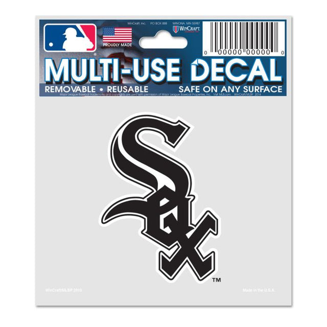 Calcomanía multiusos de los Chicago White Sox de 3" x 4"