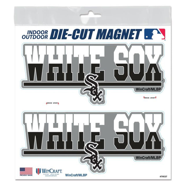 Imanes para exteriores de los Chicago White Sox de 6" x 6"