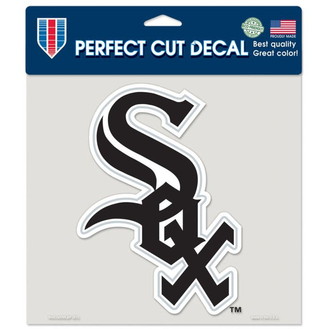 Calcomanía de color de corte perfecto de los Chicago White Sox de 8" x 8"