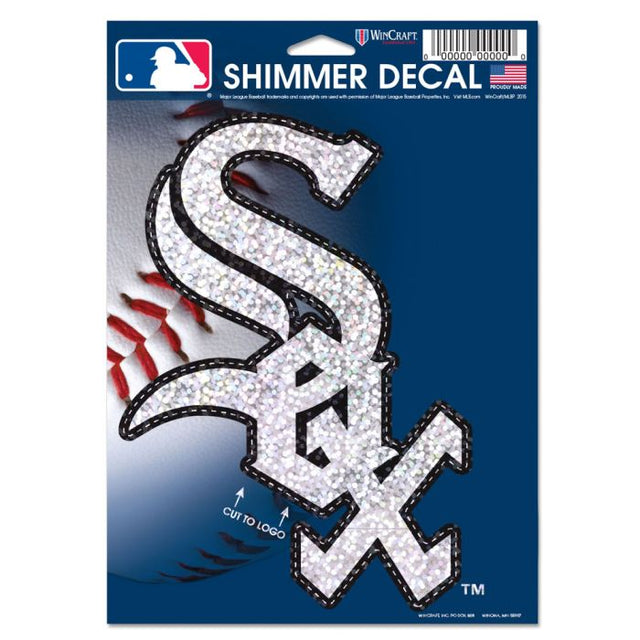 Chicago White Sox Shimmer Decals 5" x 7"