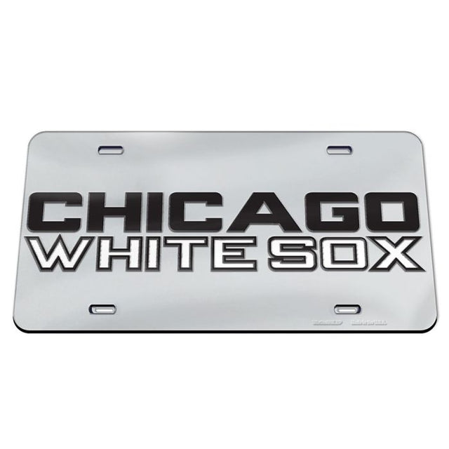 Matrícula acrílica especial de los Chicago White Sox