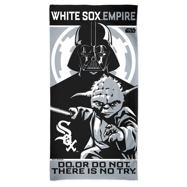 Chicago White Sox / Star Wars YODA &amp; DARTH VADAR Spectra Beach Towel 30" x 60"