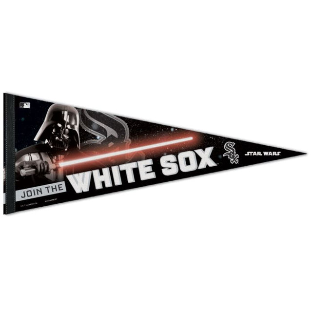 Banderín premium de los Chicago White Sox / Star Wars Darth Vader de 12" x 30"