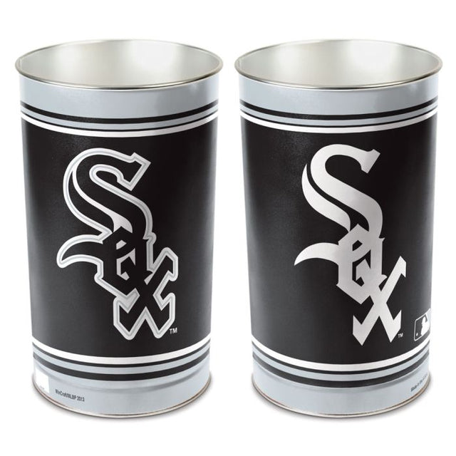 Chicago White Sox Wastebasket - tapered 15"H