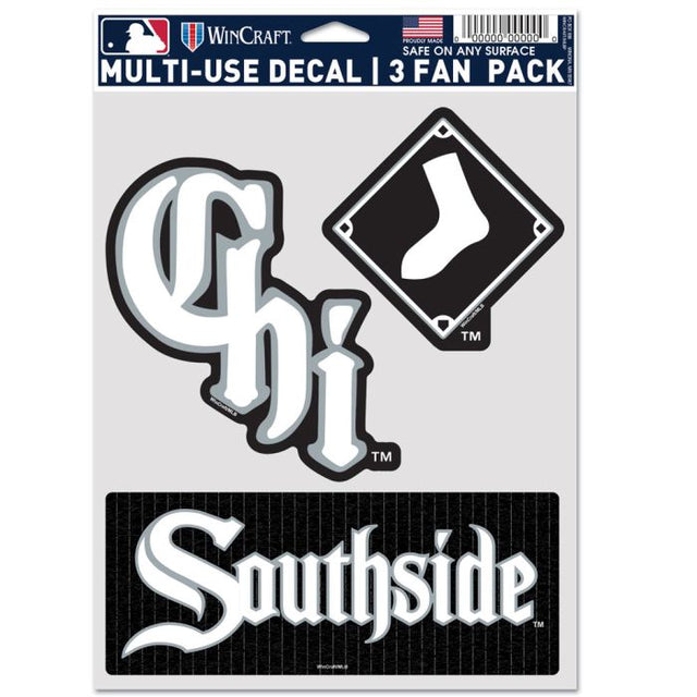 Paquete multiusos para 3 fanáticos de los Chicago White Sox