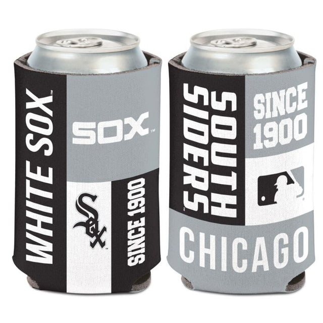 Chicago White Sox color block Can Cooler 12 oz.