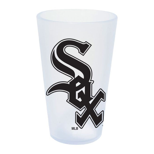 Vaso de pinta de silicona de 16 oz con forma de carámbano de los Chicago White Sox