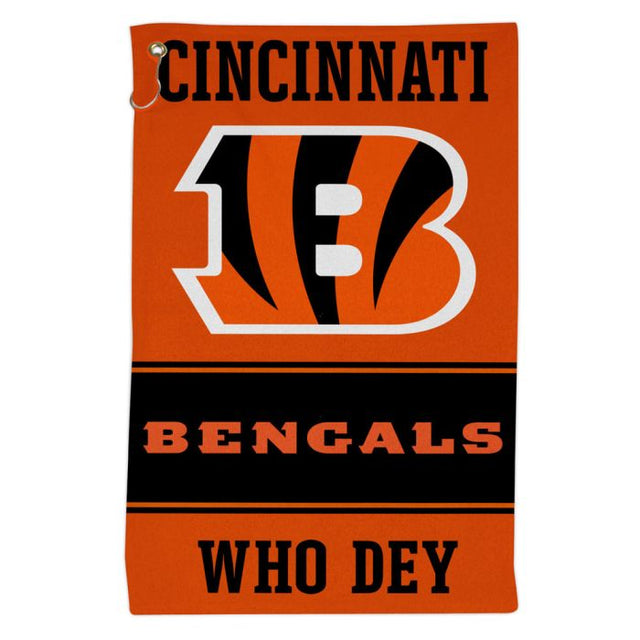 Toalla deportiva de 16 x 25 de los Cincinnati Bengals