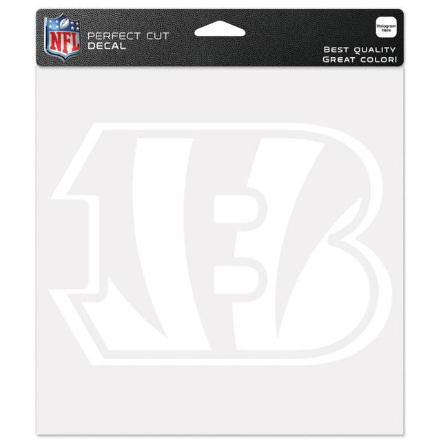 Cincinnati Bengals "B" Perfect Cut Decals 8" x 8"