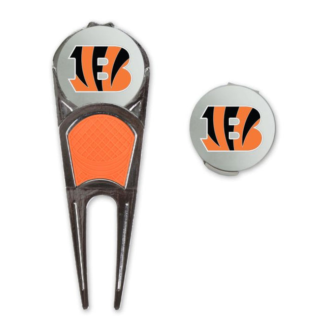 Combo de marca/herramienta/clip en forma de H de los Cincinnati Bengals para golfistas*