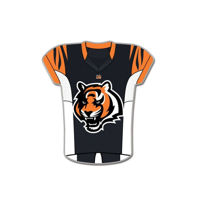 Tarjeta de joyería con pin de colección de la camiseta de los Cincinnati Bengals