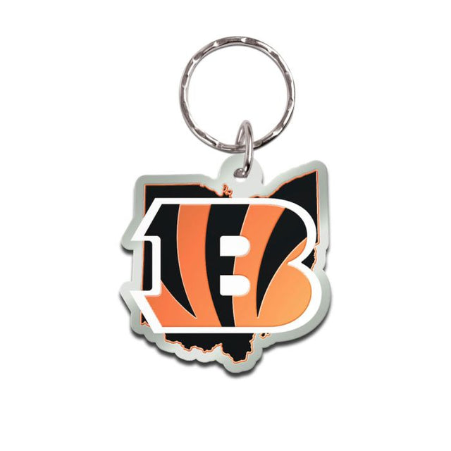 Llavero de los Cincinnati Bengals STATE de forma libre