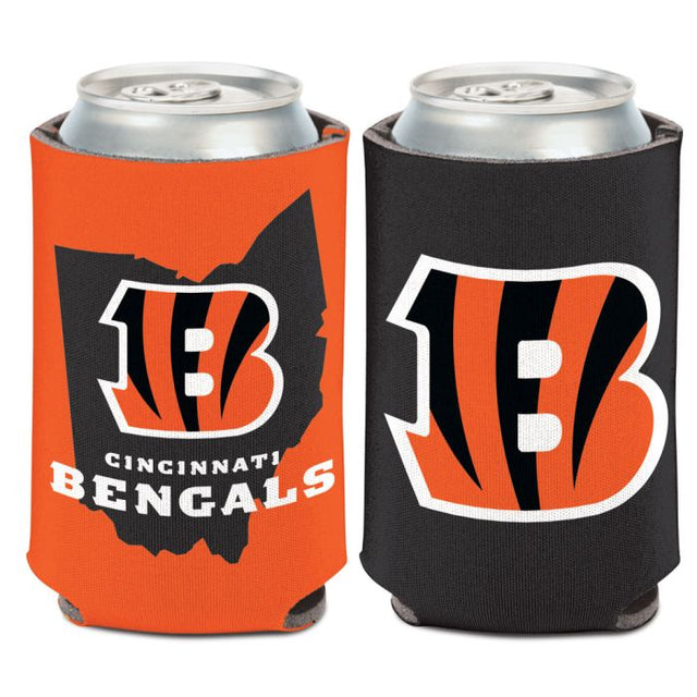 Enfriador de lata STATE SHAPE de Cincinnati Bengals, 12 oz.