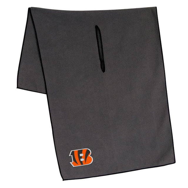 Toalla de microfibra gris de Cincinnati Bengals, 48 x 104 cm