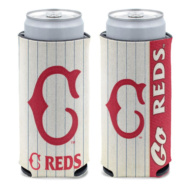 Cincinnati Reds 12 oz Slim Can Cooler